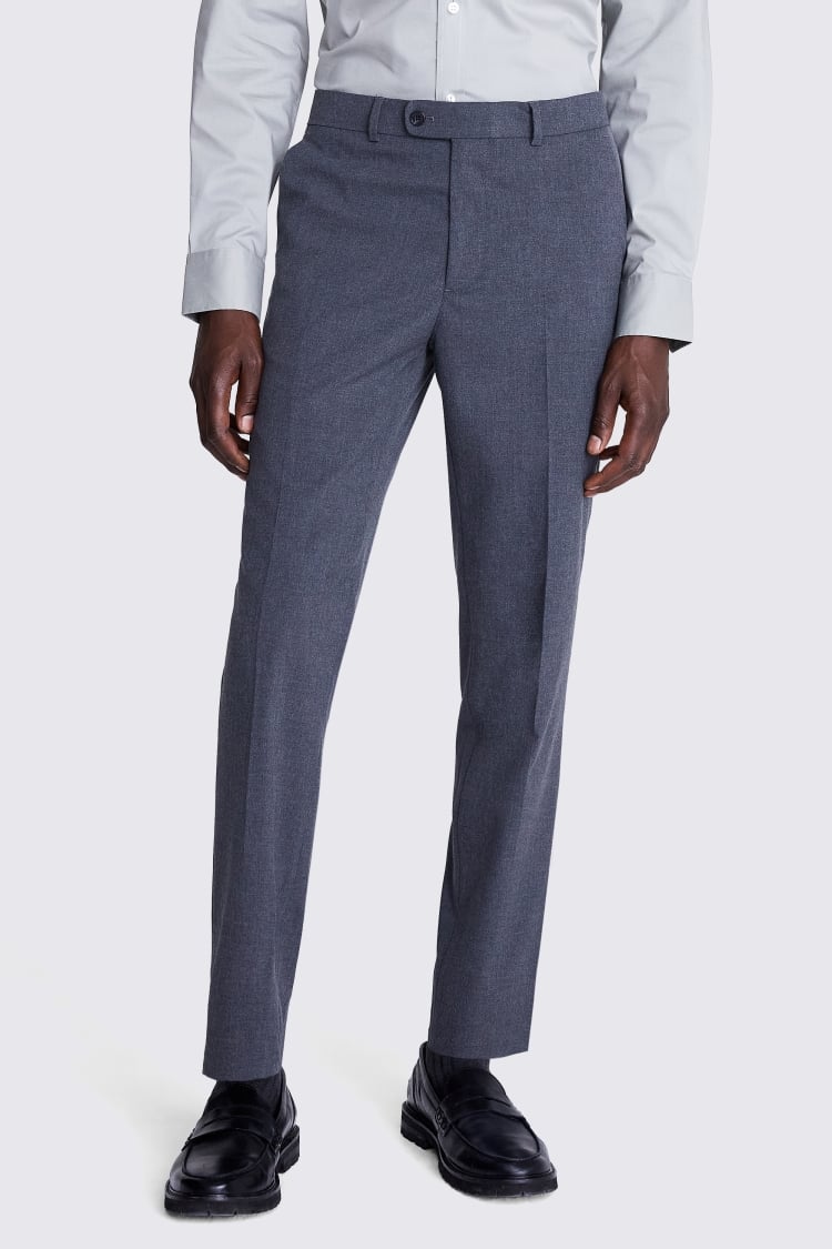 Tailored Fit Grey Trousers Buy Online at Moss