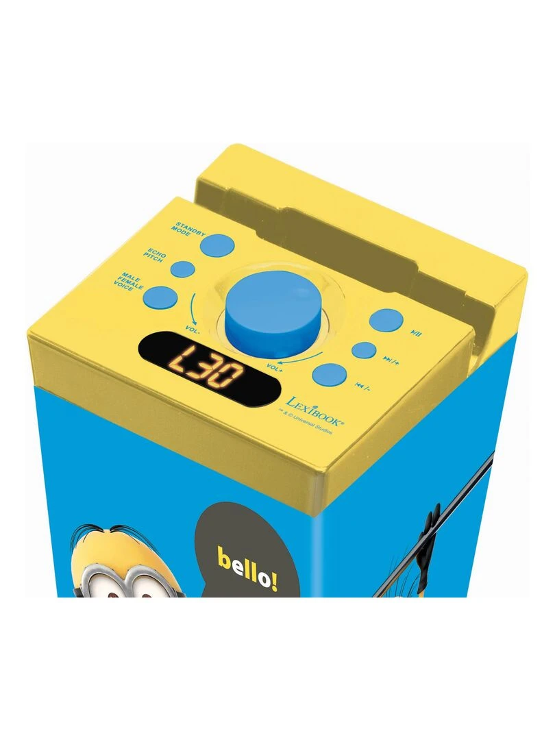 Puissante Enceinte Lumineuse Bluetooth®  Micro Et Fonction Changement De Voix Les Minions   N/A