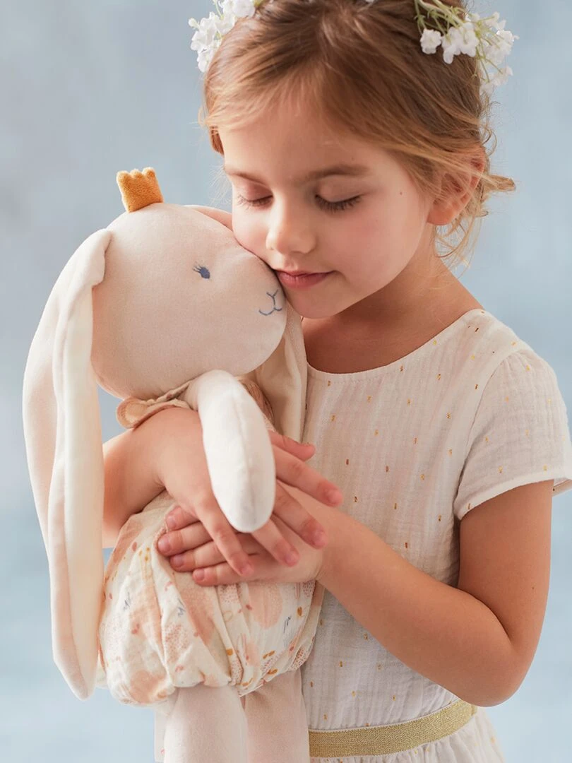 Peluche medium Veloudoux Pili   Beige