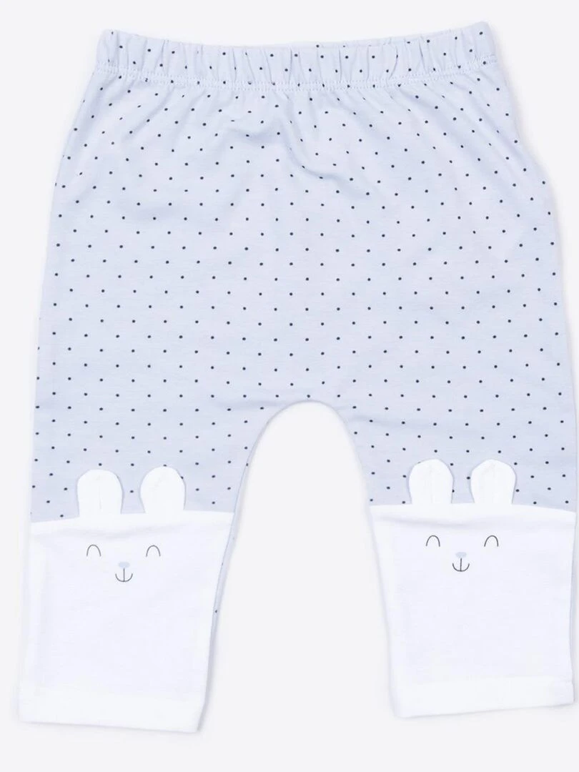 Pyjama bébé 2 pièces   LAPIN   Bleu
