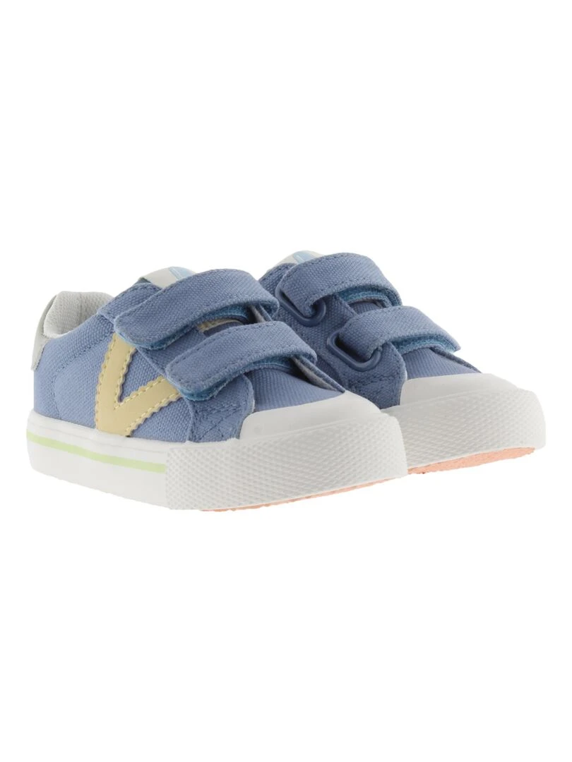 Basket à Scratch Enfant Victoria   Bleu