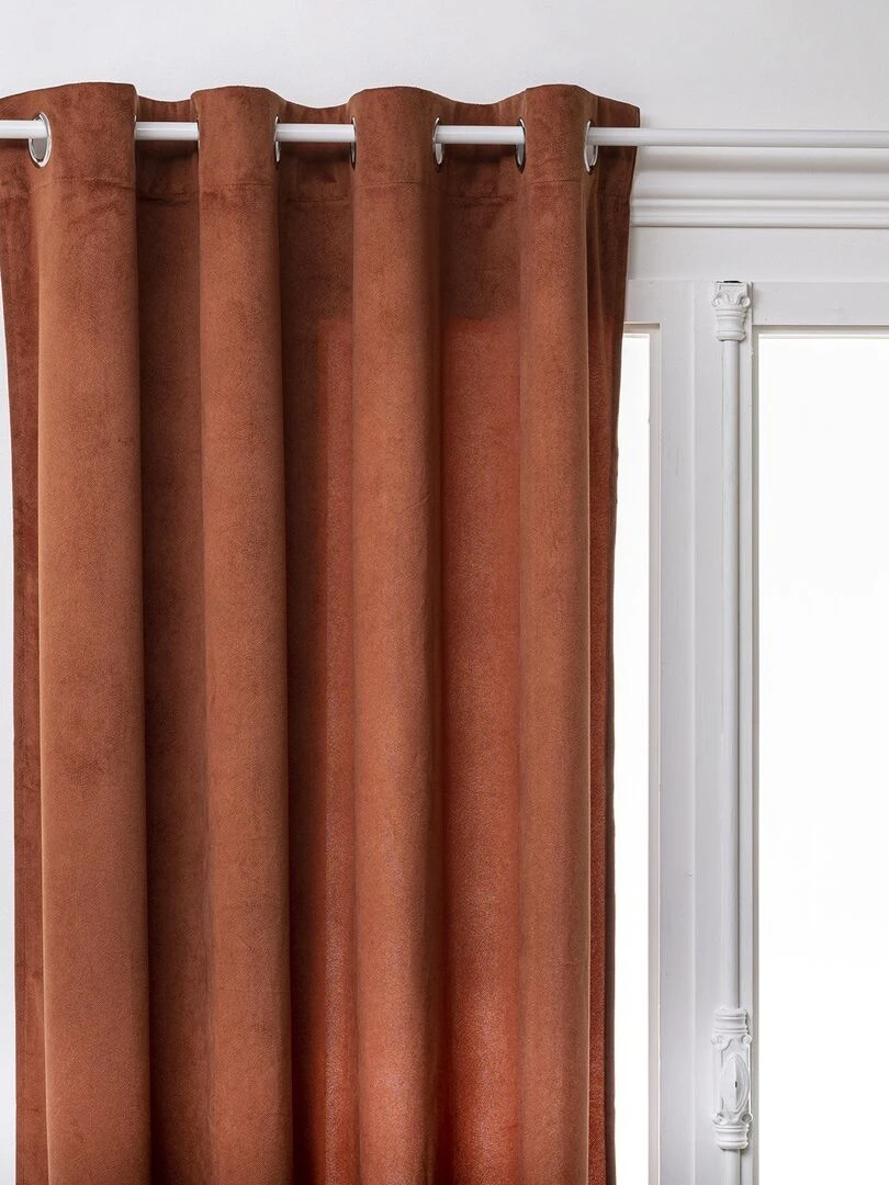 Rideau uni esprit loft Orange