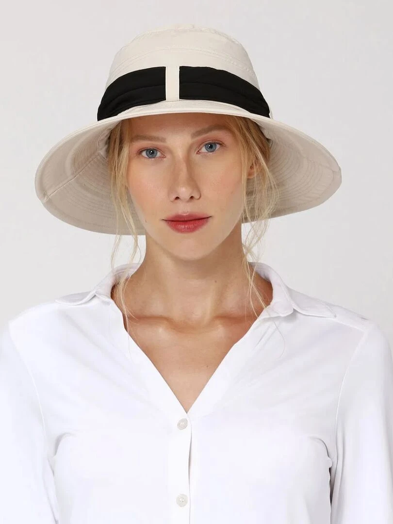 Chapeau souple/capeline Paris Ville Areia UPF 50+ Beige