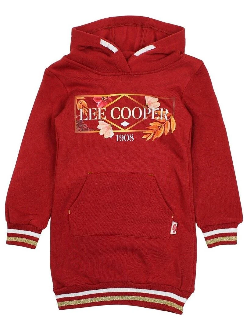 Lee Cooper Robe Pull fille imprimé Lee Cooper Rouge