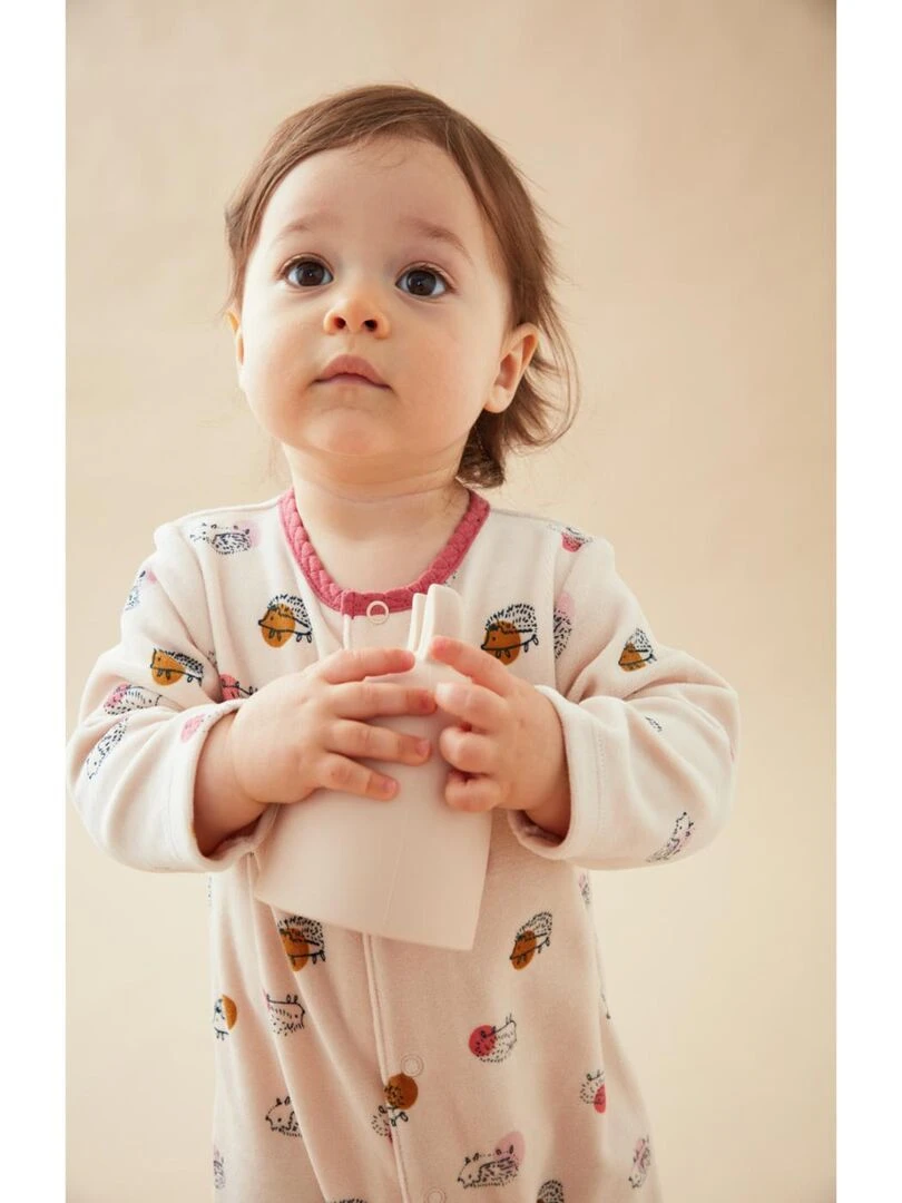 Set de 2 pyjamas 1 pièce clair/bleu Noukie's Rose
