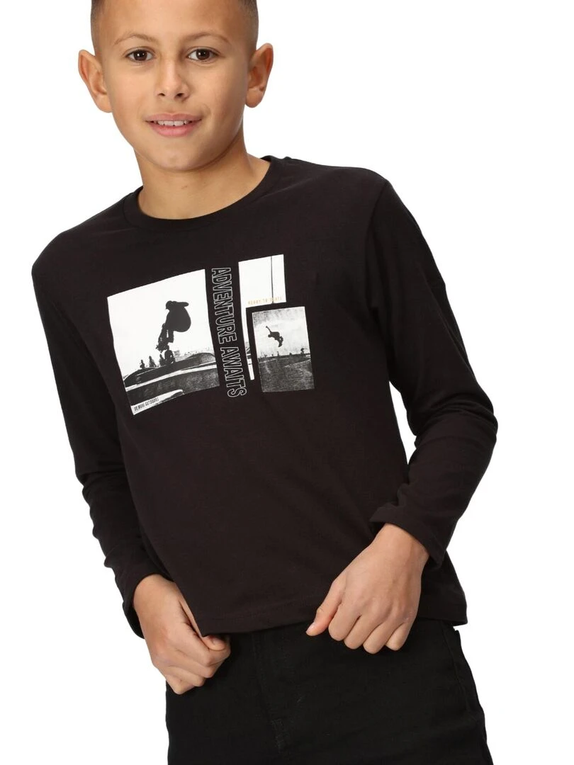 Regatta   T shirt WENBIE   Noir