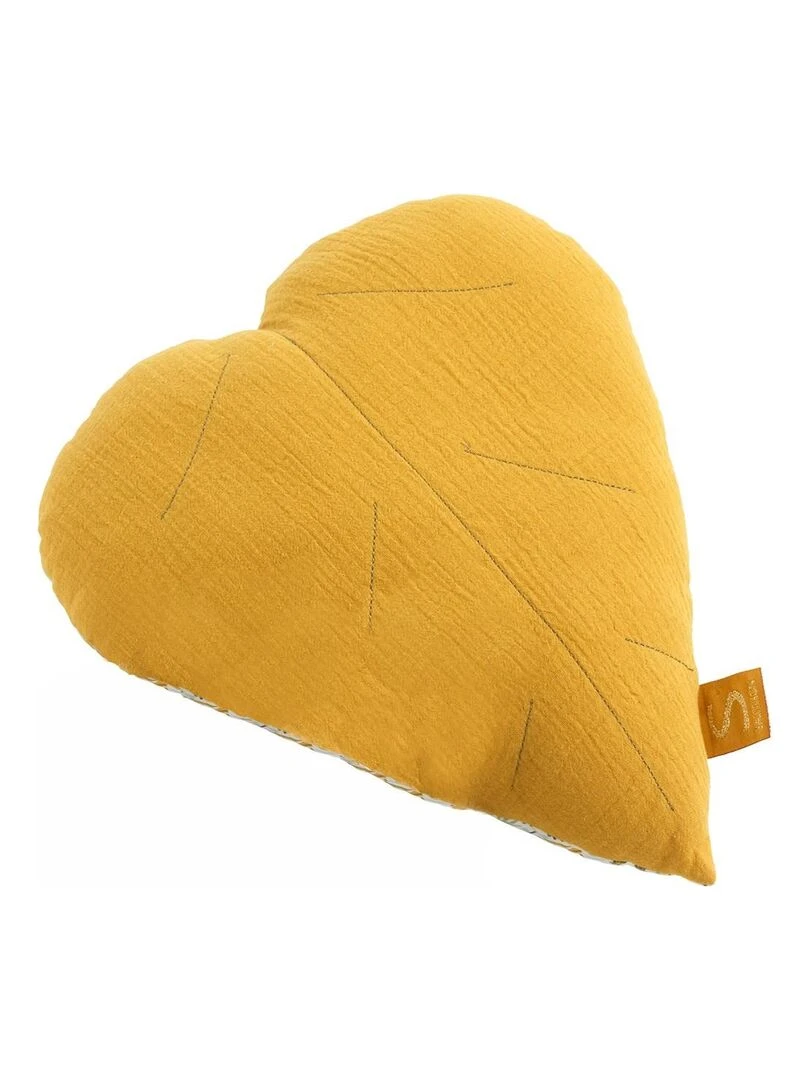 Coussin déco 30x30cm en coton jaune SAUTHON Jaune