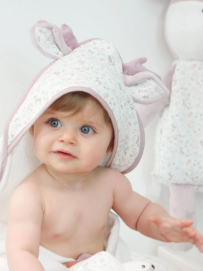 Coffret sortie de bain au style enchanté   Mauve lilas