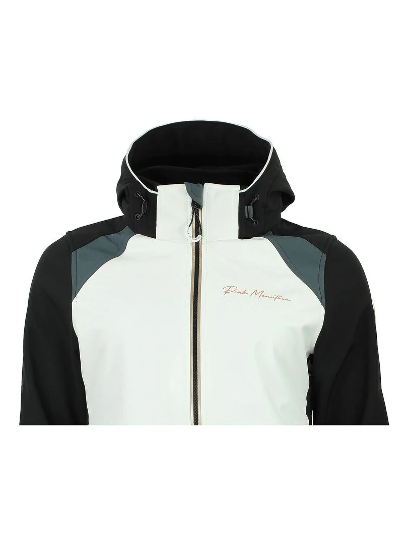 Blouson softshell femme AMETIS   PEAK MOUNTAIN   Noir Noir