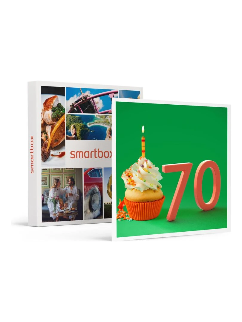 SMARTBOX Coffret Cadeau Joyeux anniversaire ! 70 ans Multi thèmes N/A