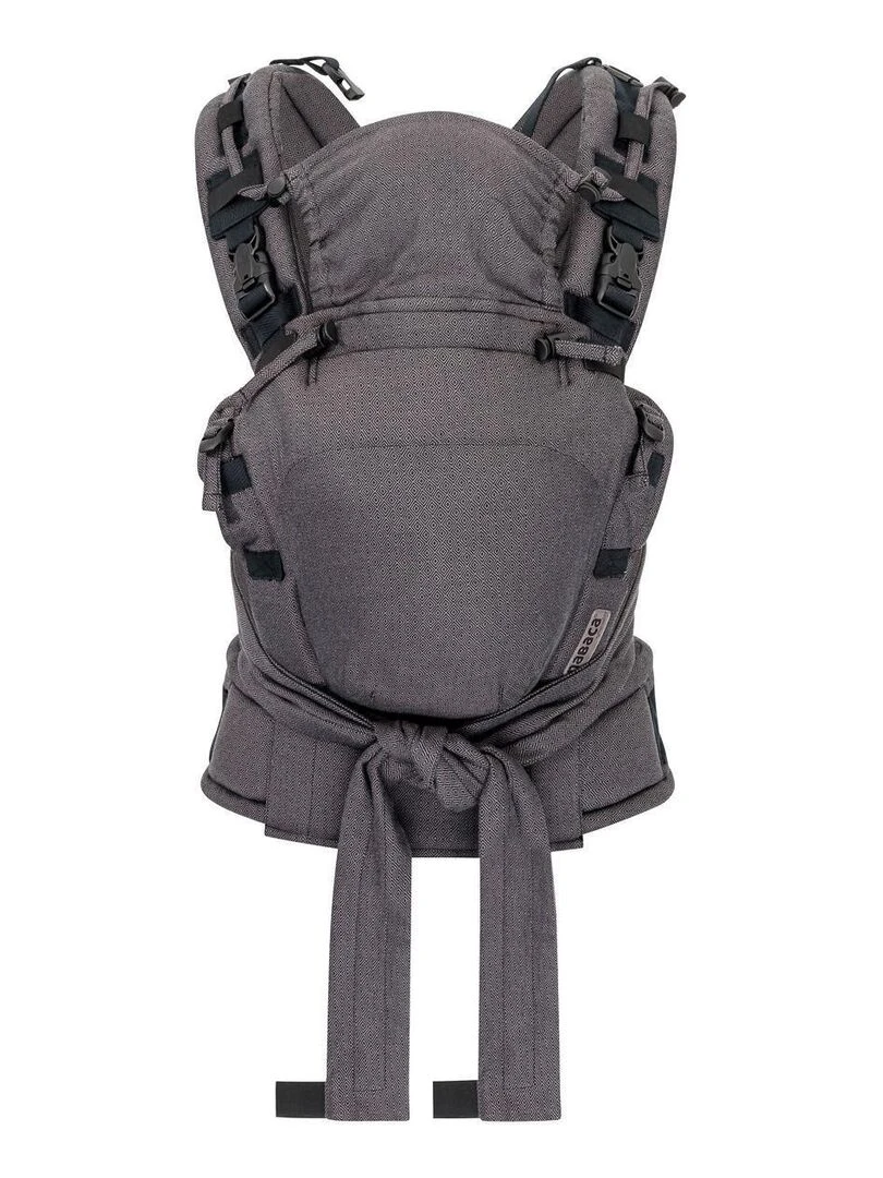Hoppediz Porte bébé Nabaca Basic Set Gris Gris Noir