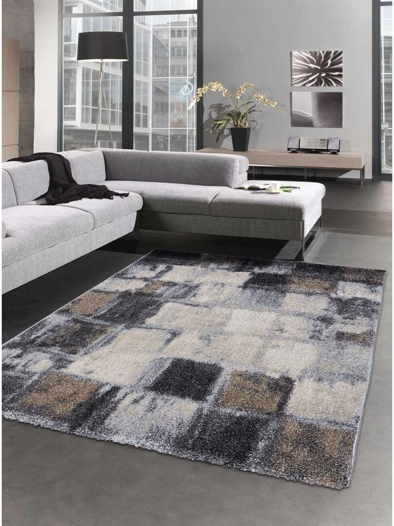 Tapis salon ELEGANT 04 OEKO TEX®   Gris