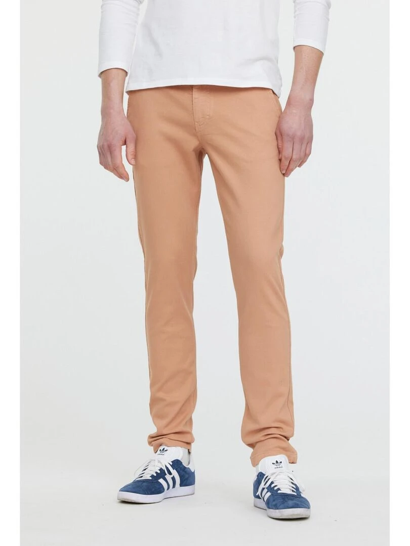 Lee Cooper Pantalon coton chino slim fit NEILS Orange
