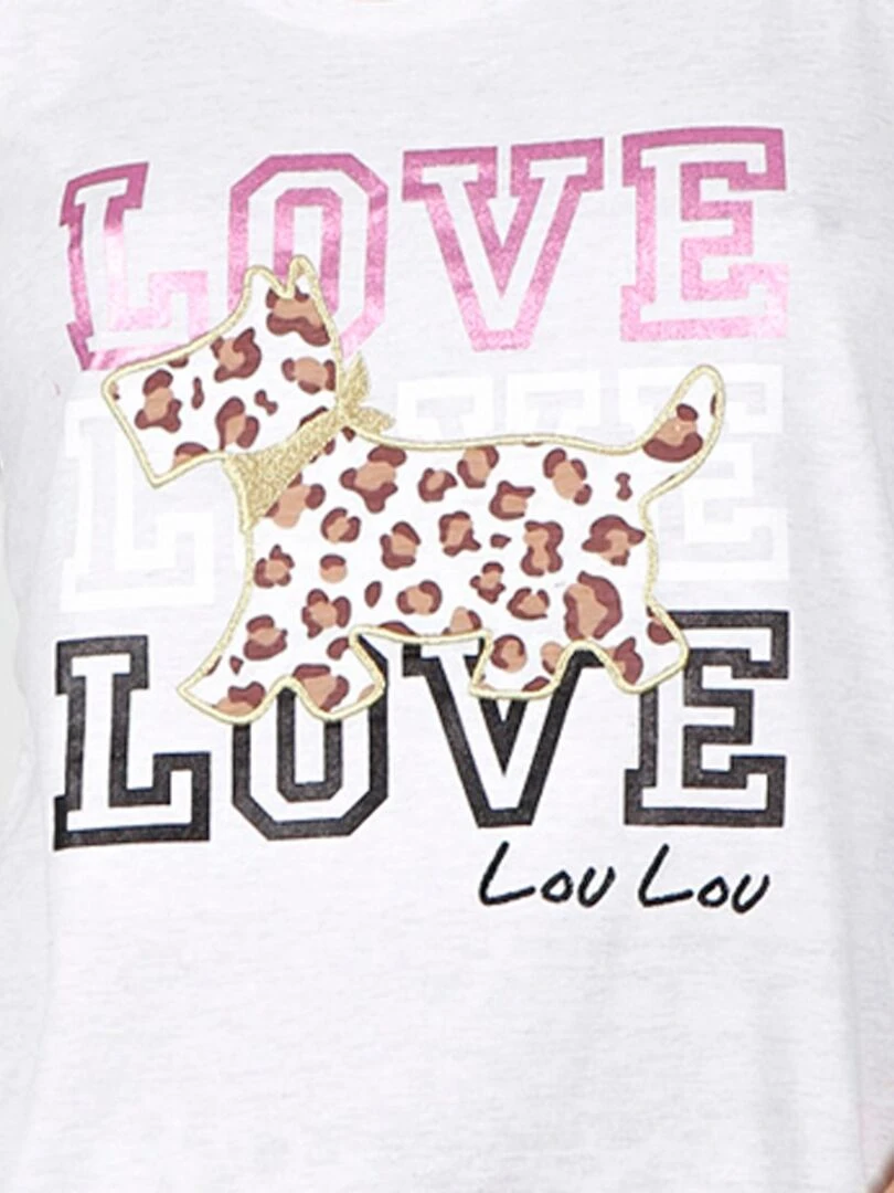 Pyjama fille short débardeur LouLou Jungle beige Beige