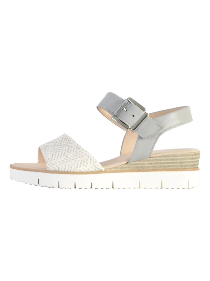 Sandales Cuir Gabor Pinto Gris