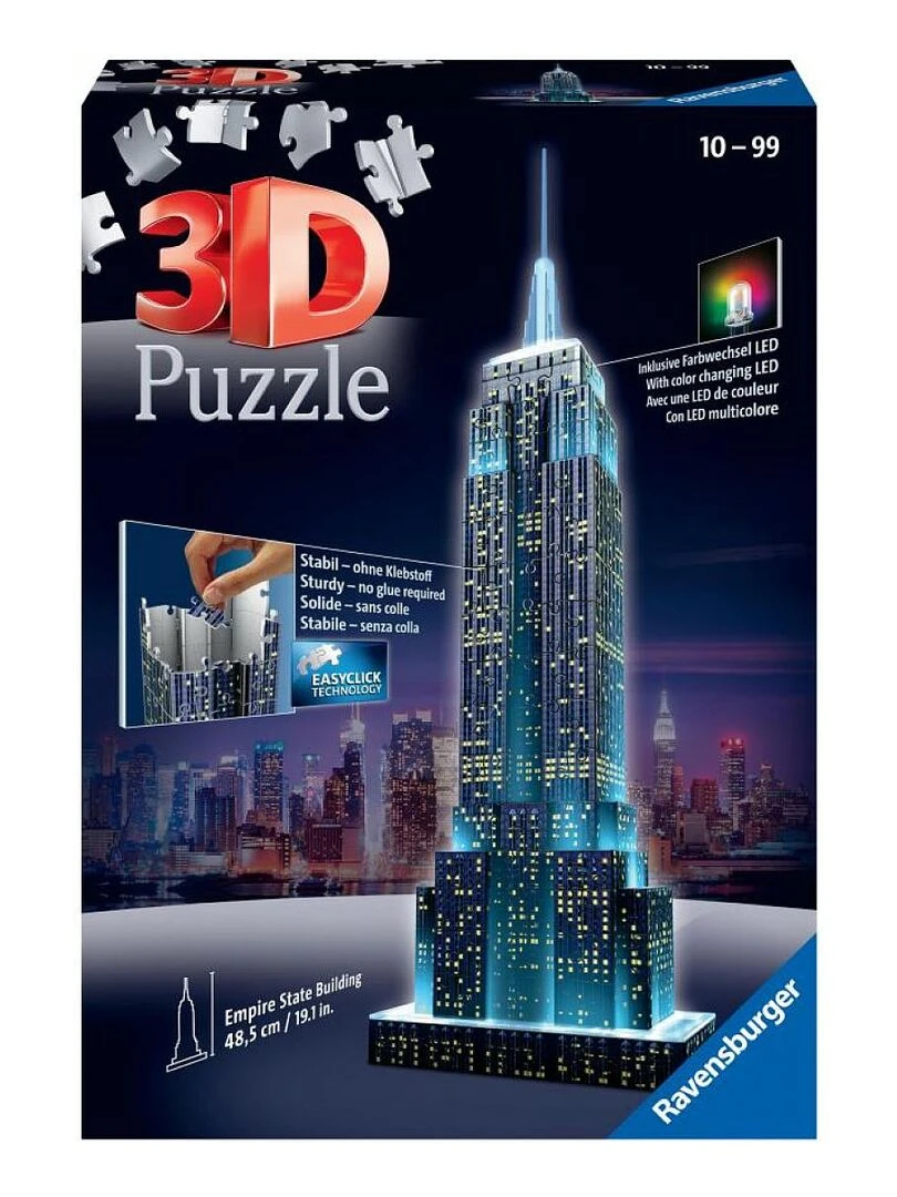 Puzzle 3d empire state building illuminé N/A