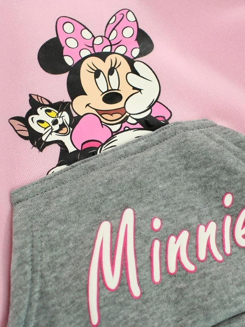 Disney   Sweat fille imprimé Minnie   Rose