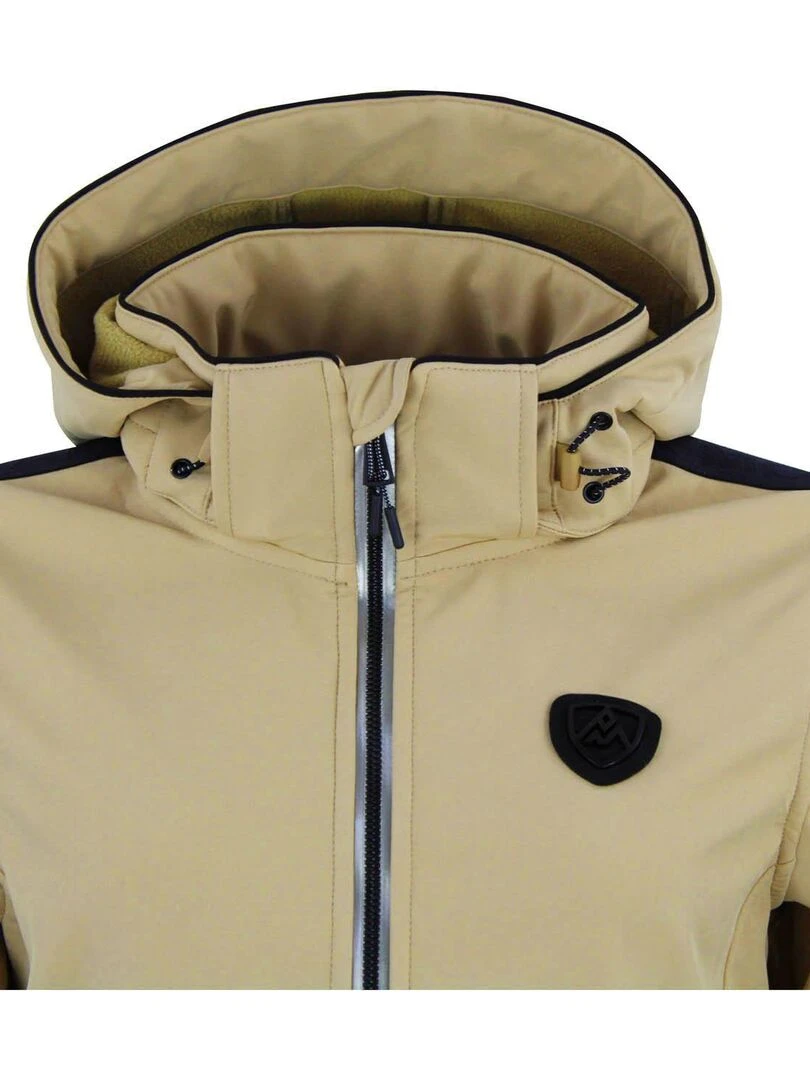 Blouson softshell ARGAN   PEAK MOUNTAIN   Doré/or