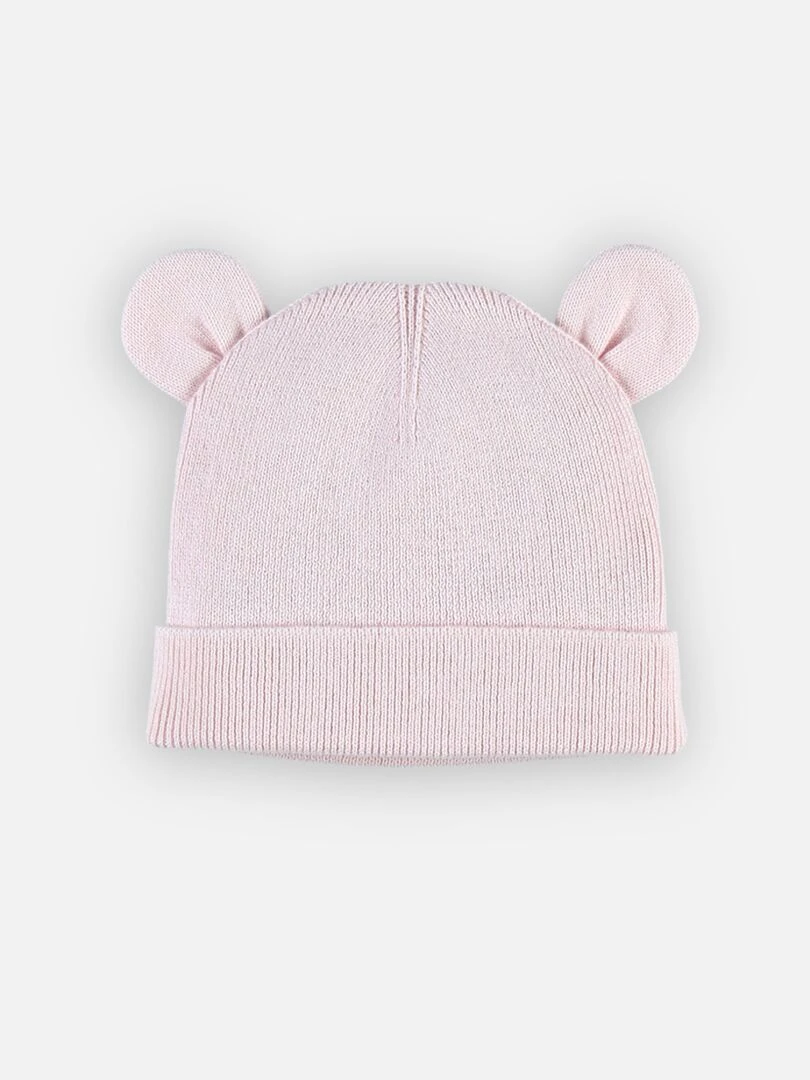 Bonnet en tricot  clair   Noukie's   Rose