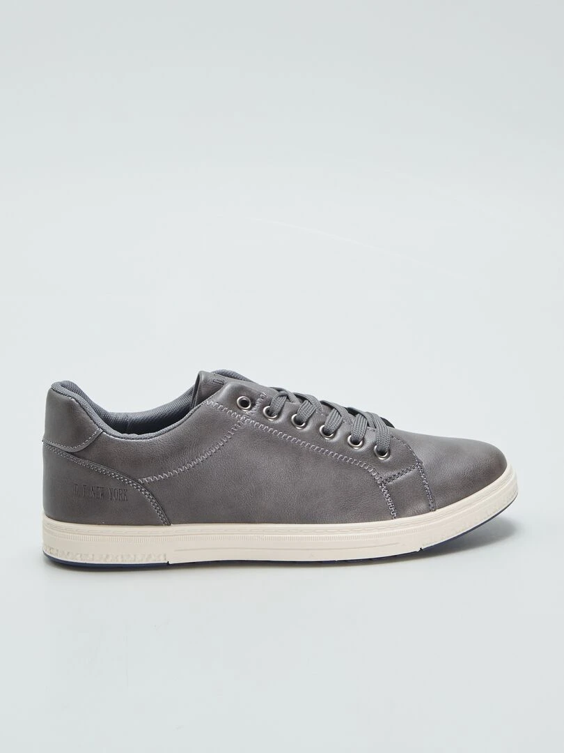 Baskets de ville en simili Gris
