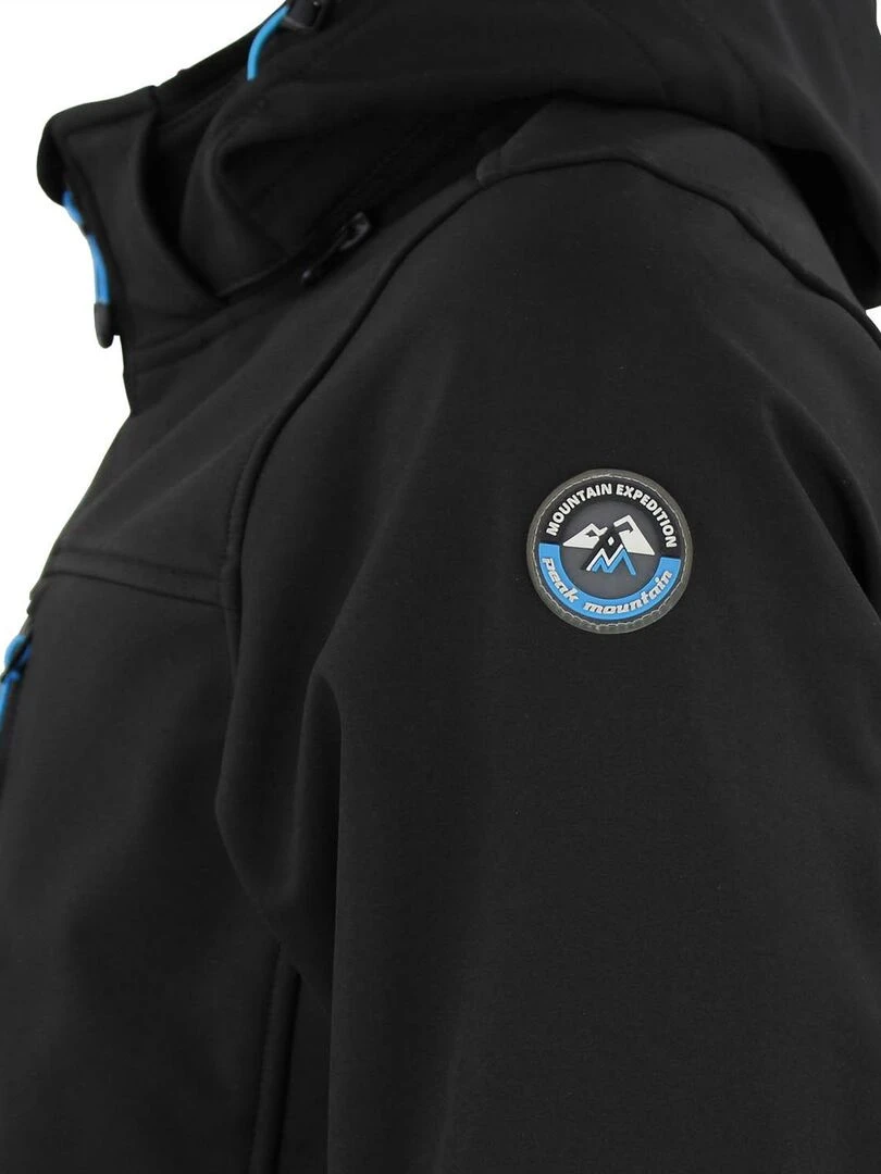 Blouson softshell CLAUDIO   PEAK MOUNTAIN   Noir Noir