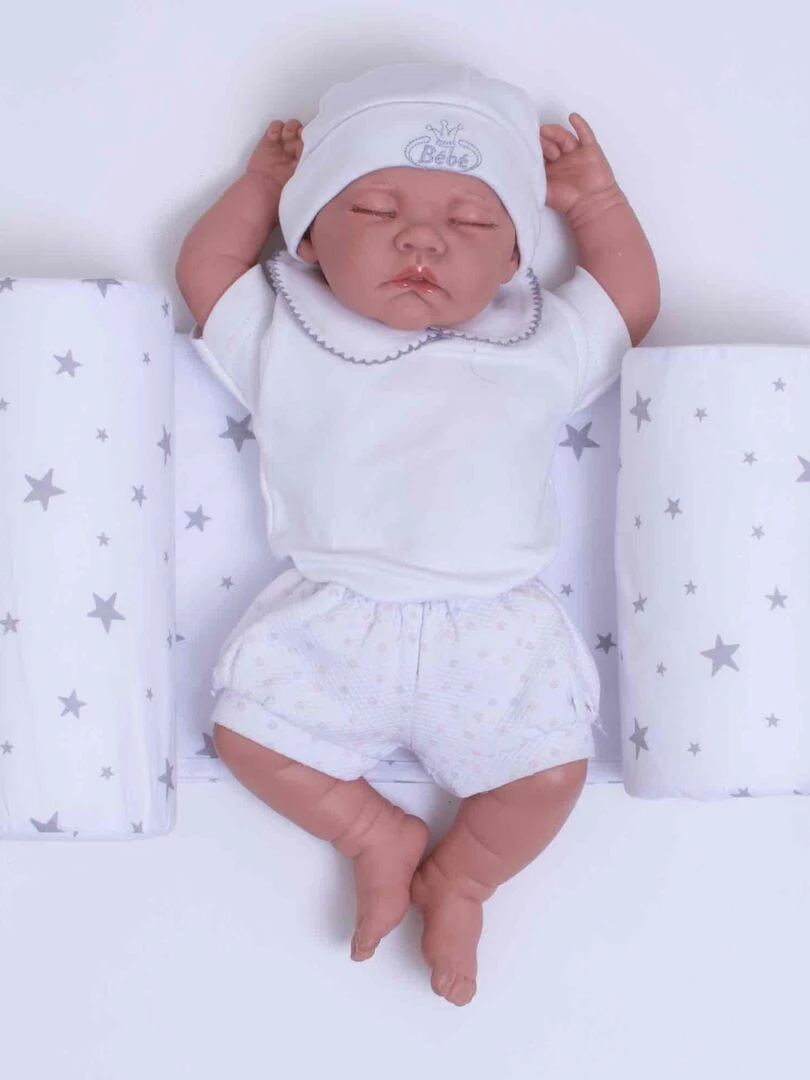 Cale bébé pour lit ou berceau  STELLA   Blanc
