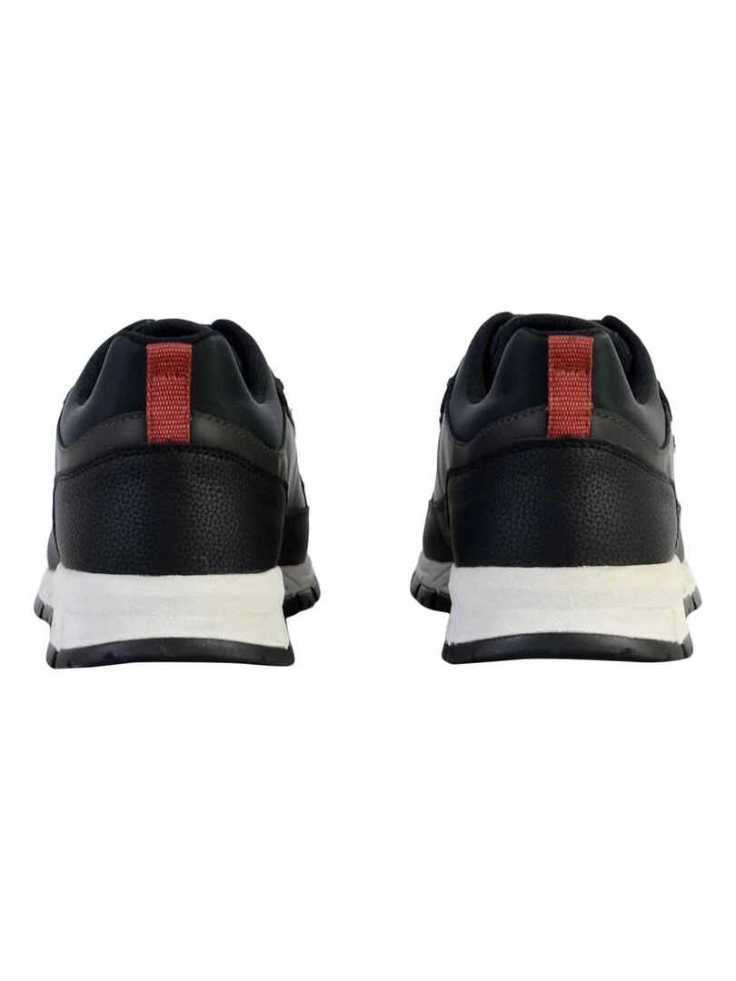 Basket Cuir Geox Delray   Noir