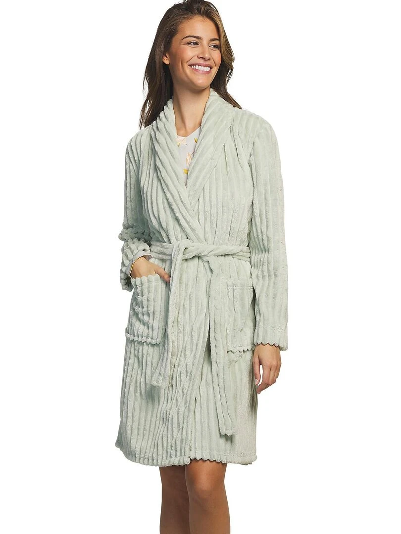 Robe de chambre manches longues Supersoft Vert