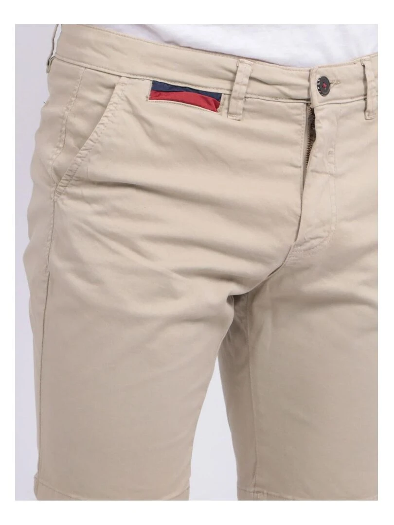 Bermuda chino slim BERKLEY   Beige