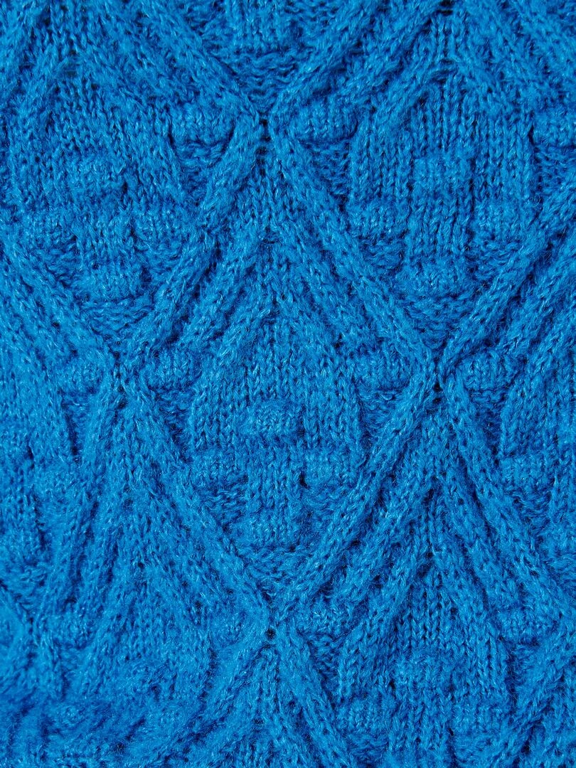 Pull col rond chaud   Damart   Bleu