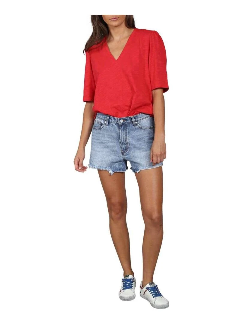 CHATTAWAK   Short coton   Bleu foncé