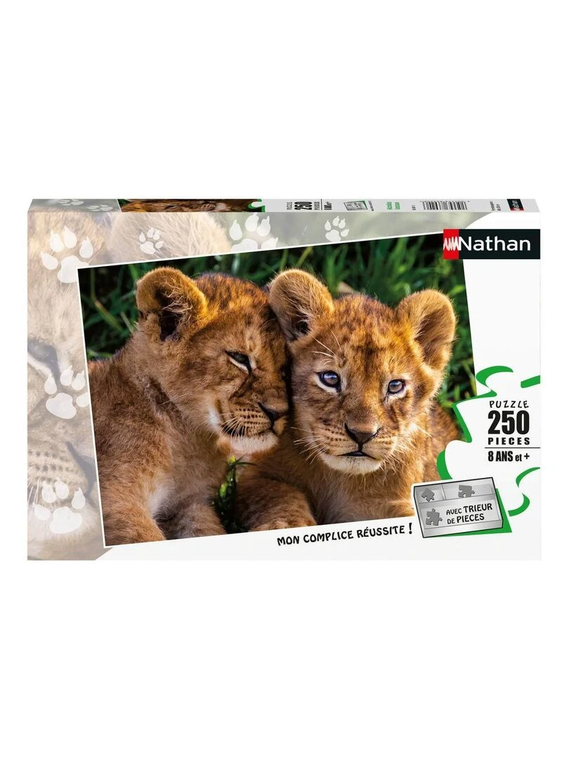 Puzzle 250 pièces : adorables lionceaux N/A