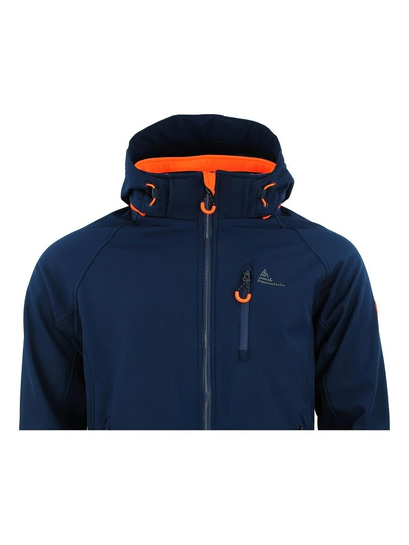 Blouson softshell homme CIMALEO   PEAK MOUNTAIN   Bleu marine
