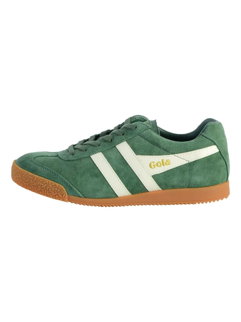 Basket Gola Harrier Suede Vert