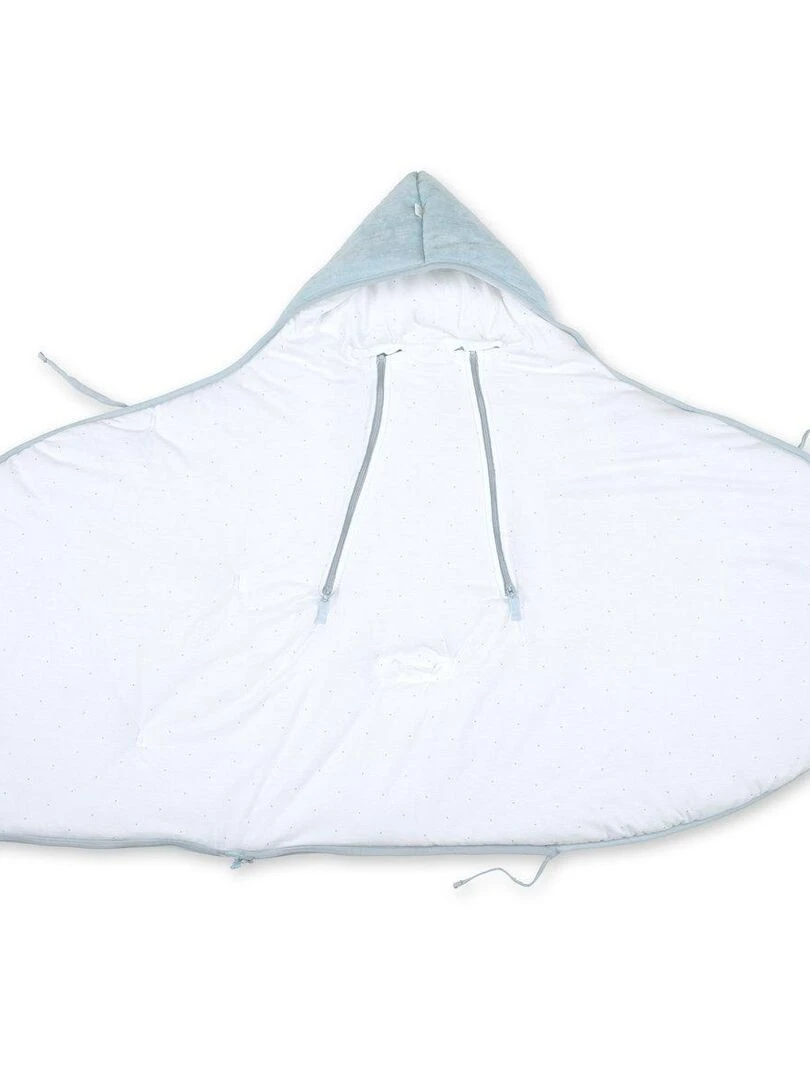 Bemini Nid d'ange doublé Pady velvet et jersey   Bleu clair