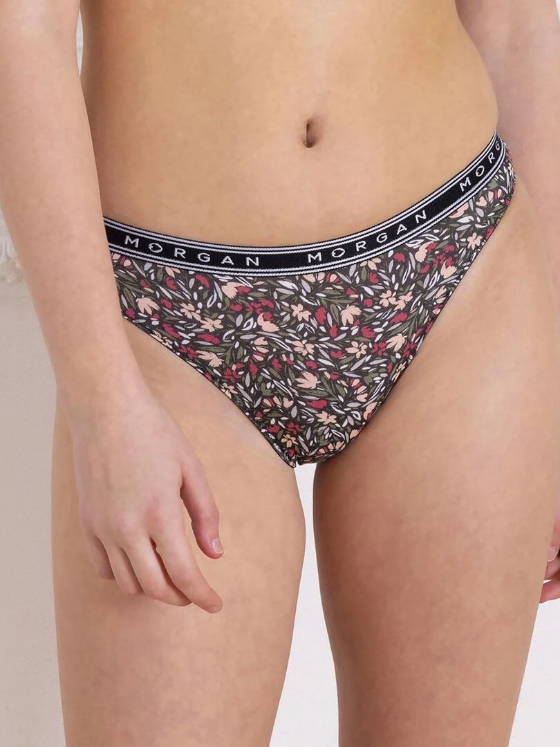 Lot de 2 slips PIA Morgan Junior Noir