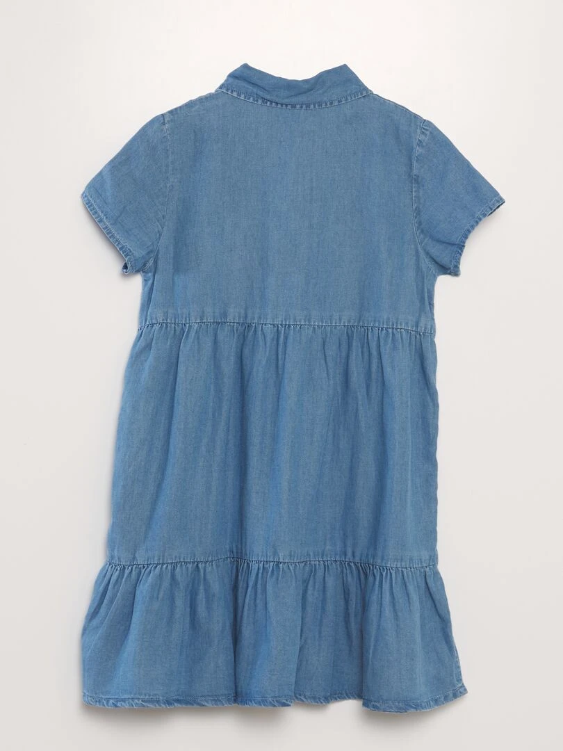 Robe effet denim   Bleu