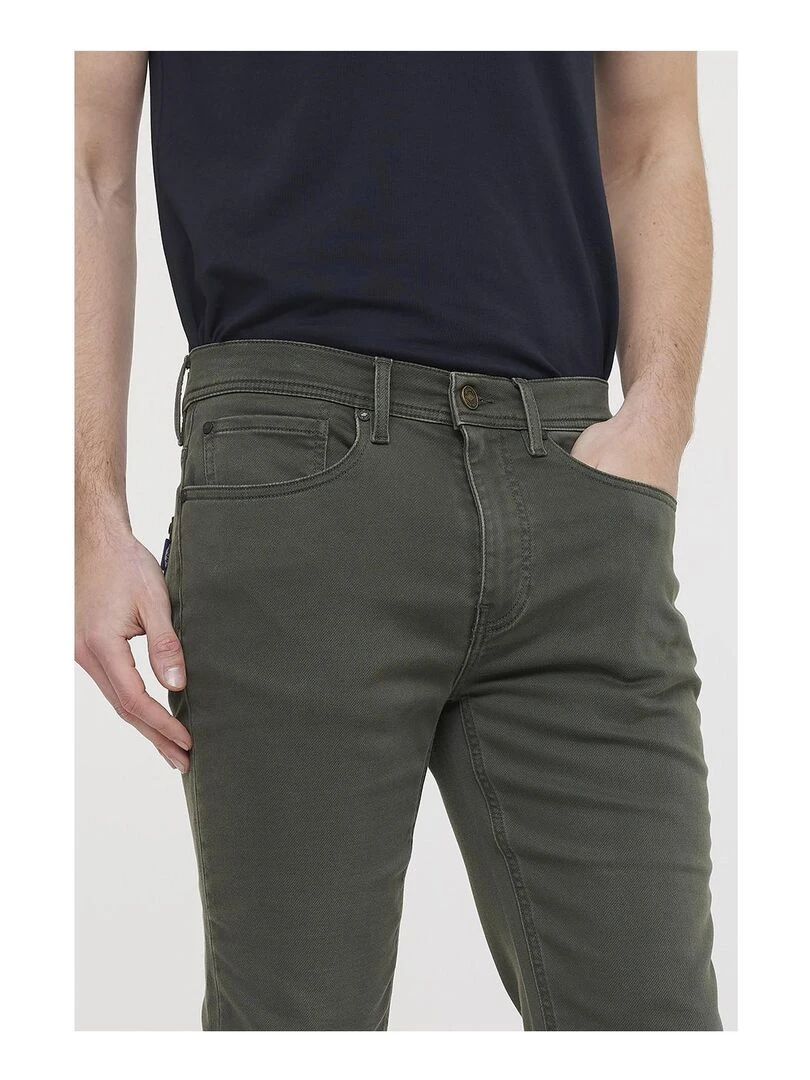 Lee Cooper   Pantalon coton straight LC122   Kaki