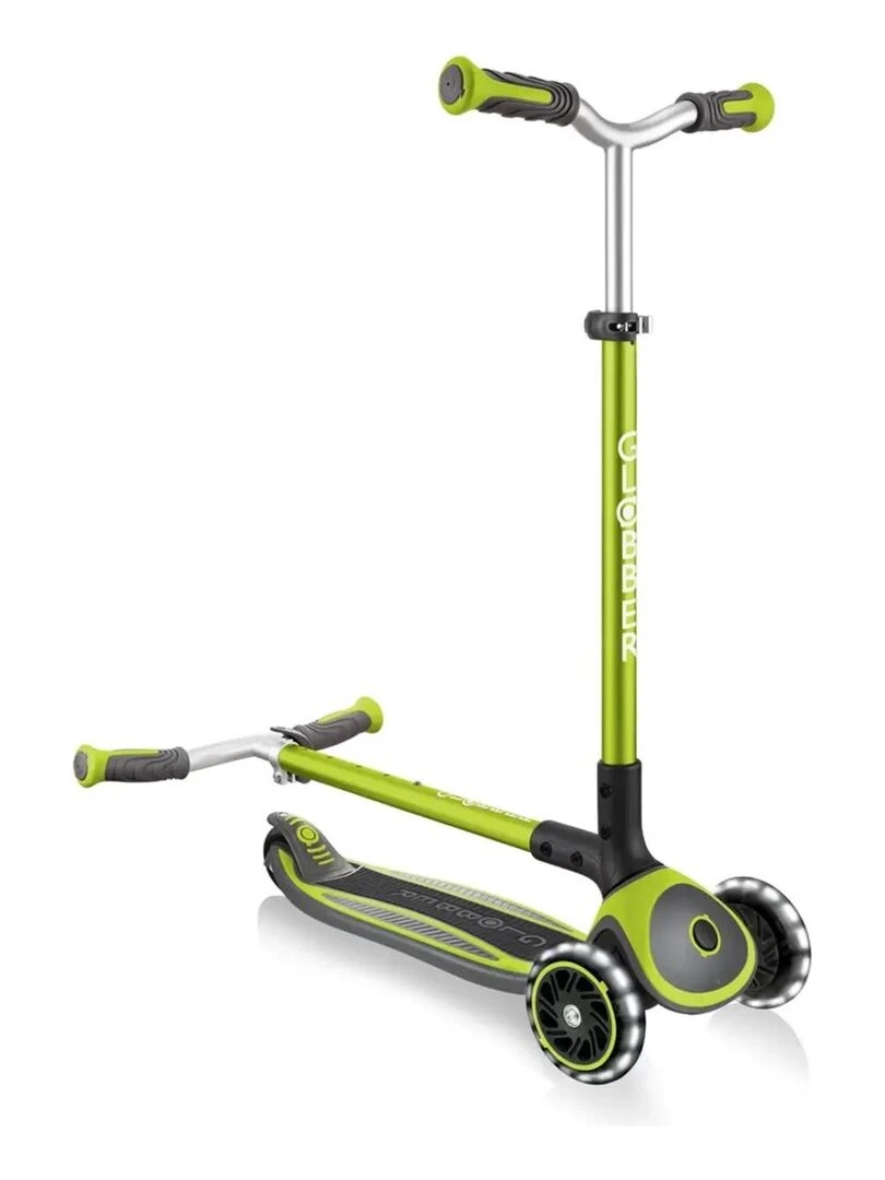 GLOBBER MASTER LIGHTS vert lime  avec roulettes lumineuses   Vert