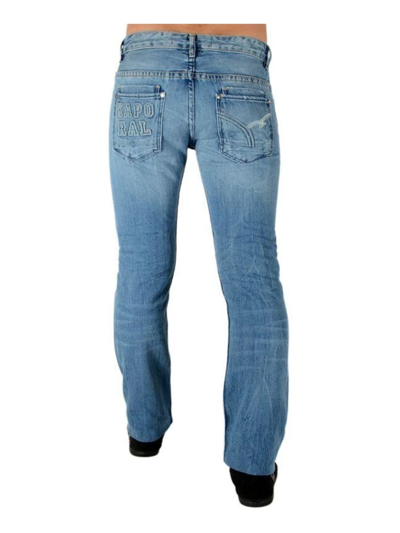 Jeans Kaporal Junior Motor Bleu Fripe   Bleu