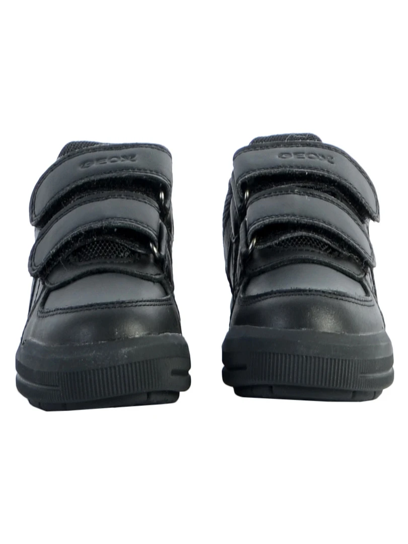 Basket Cuir Enfant/garçons Geox Arzach   Noir