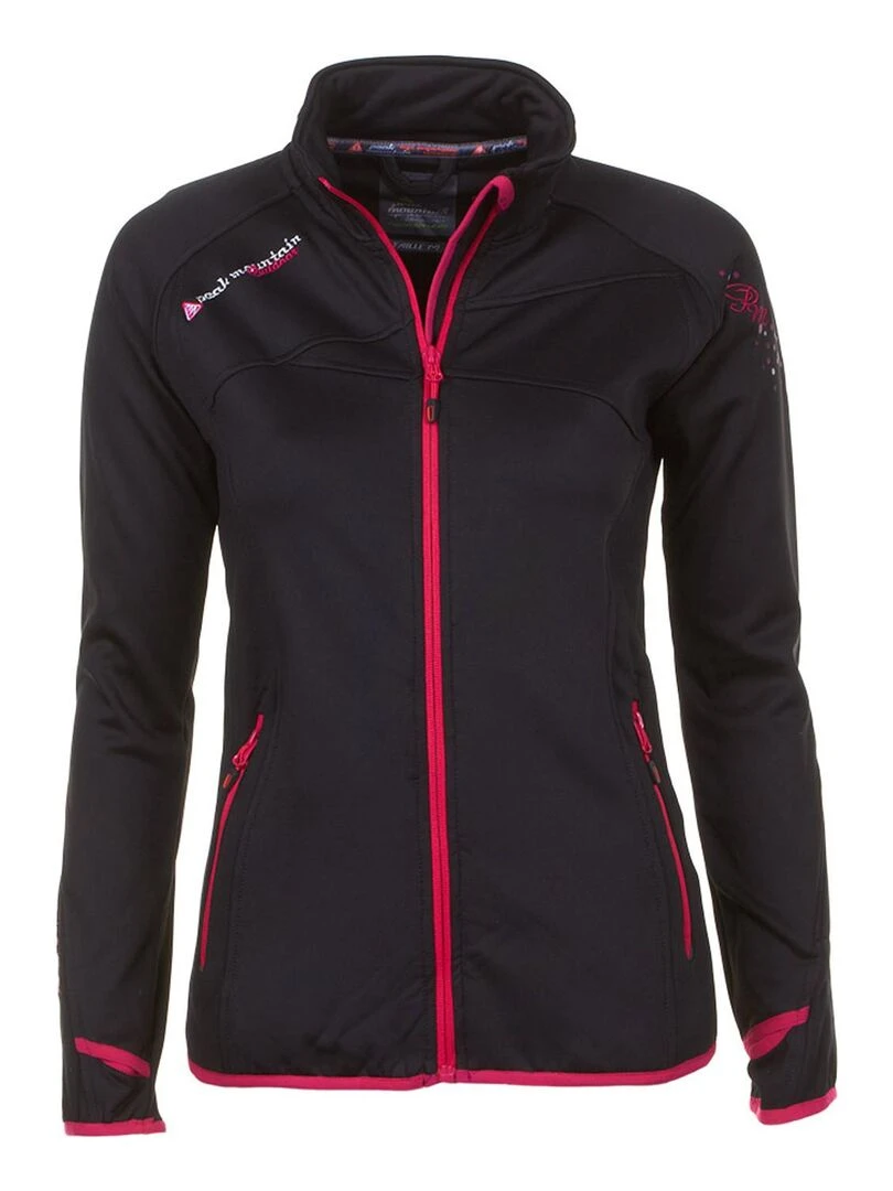 Blouson polarshell fille FACLIMATE PEAK MOUNTAIN Noir Noir