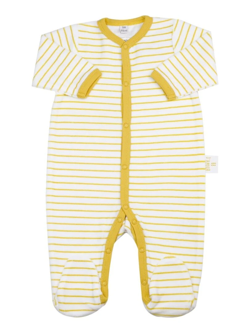 lot de 6 pyjamas bébé Blanc