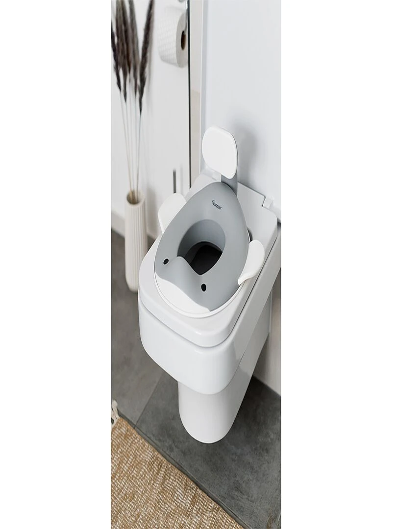 Réducteur de toilette baleine pour enfants   Gris foncé