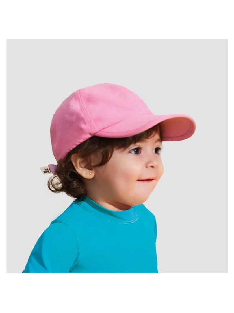 Casquette UPF 50+ UV Line Rose
