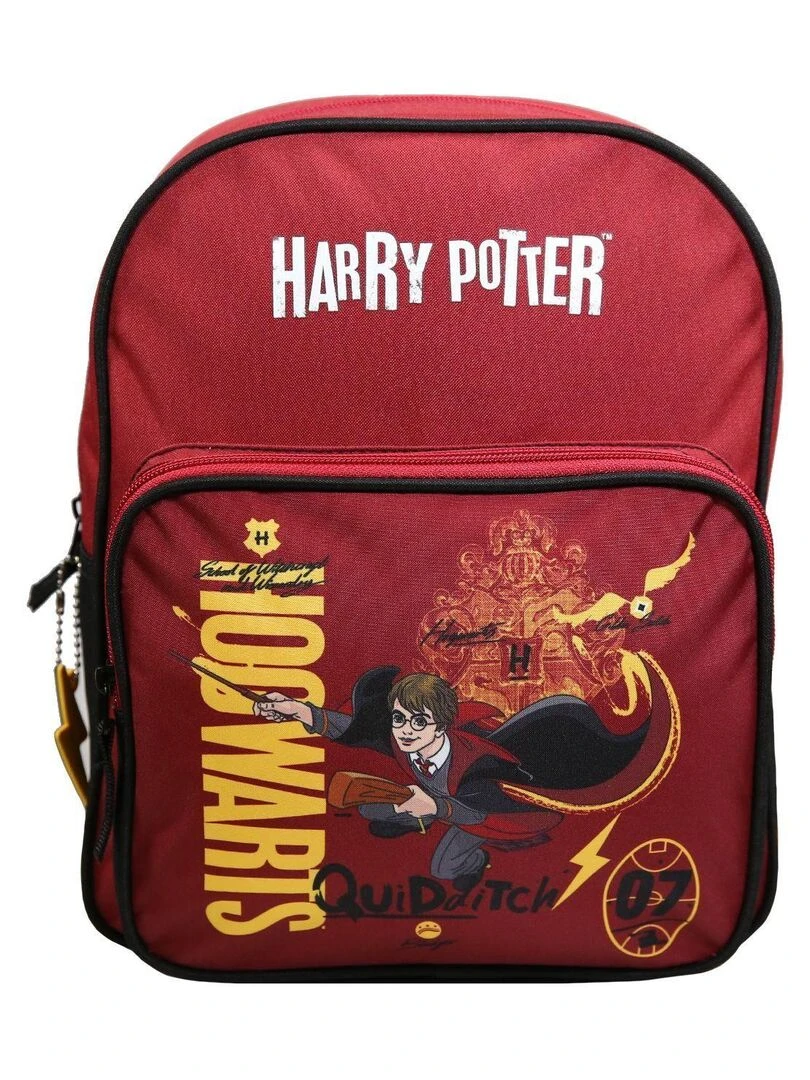 Sac à dos 30 cm avec poche Harry Potter Rouge Bagtrotter Rouge