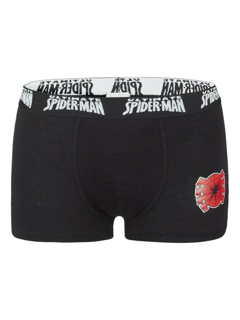 Lot de 5 Boxers garçon petite taille Spiderman Ultimate Spiderman   Noir