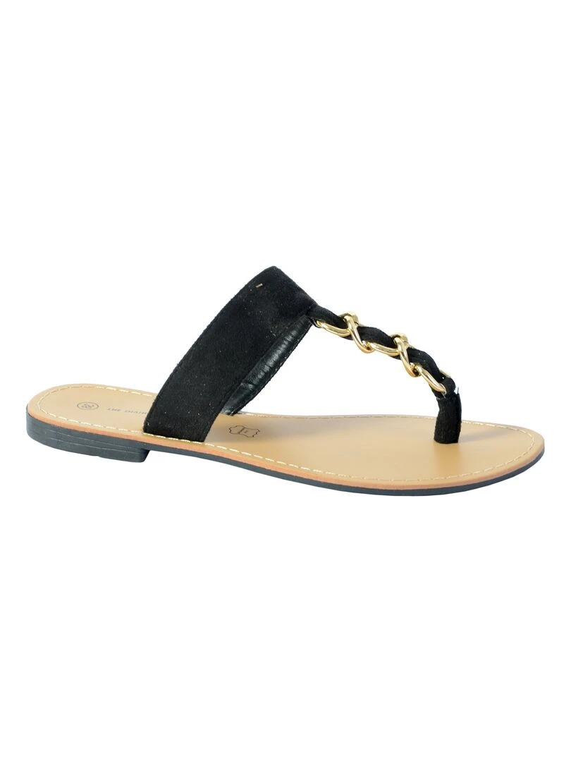 Sandale Mule The Divine Factory TDF4104   Noir