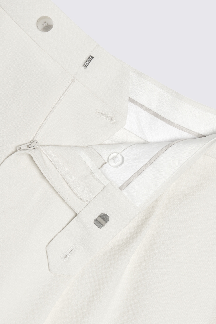 Ecru Seersucker Shorts   Buy Online at Moss