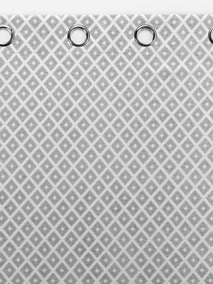 Rideau en jacquard   Gris